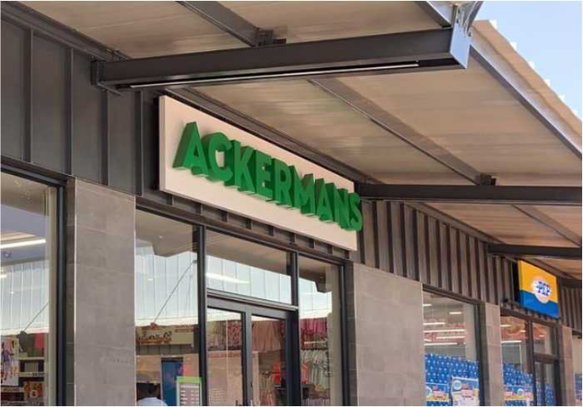 Ackermans Signage